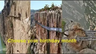 Choose your birthday month thrill seeker trail
