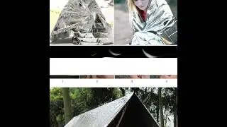 Emergency Outdoor Survival Blanket - Silver