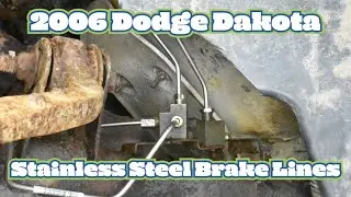 How to Install 2006-2011 Dodge Dakota Brake Lines