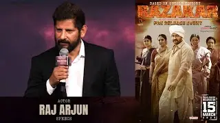 Actor Raj Arjun Speech @ Razakar Pre-Release Event | Gudur Narayan Reddy | Yata Satyanarayana
