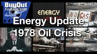 Energy Update 1978 - Solving the Oil Crisis Archival Stock Footage