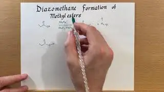 Образование диазометана из метиловых эфиров