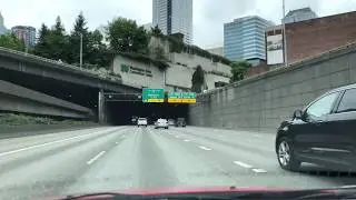 [4K UHD] Cloudy Summer Drive Through Seattle