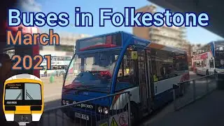 Buses in Folkestone March 2021