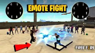 Free Fire Emote Fight On Factory Roof - 1 vs 1 Emote Challenge