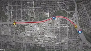 TxDOT shares update on I-10 White Oak Bayou project west of downtown Houston