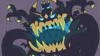Guzzlord Solo in Cloudy (Fighting Only, 10 Seconds Left)