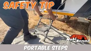 Safety Tip for Portable Steps - Mobi Nomad