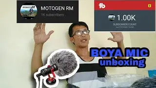Unboxing Boya Mic | Happy 1k MOTOGEN RM