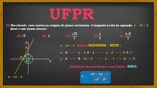 (UFPR) Geometria Analítica - Distância de um Ponto à uma Reta