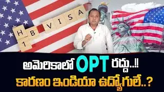 OPT Cancelled in USA? Indian Students Under Fire | Venu Gopal Explains | SumanTV Class Room