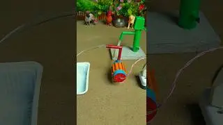 Mini hand pump project water with supply motor drinks camel idea #waterpump #shorts #421