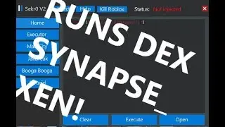 NEW ROBLOX EXPLOIT | SEKR0 V2 | *RUNS DEX* GETOBJECTS , HTTPGET AND MORE!!!!!.