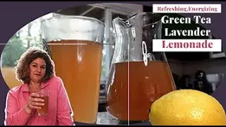 Calming, refreshing and uplifting Green Tea Lavender Lemonade Recipe