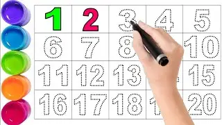 👉 &ldquo;1 से 40 तक नंबर सीखें 🎨 आसान ट्रेसिंग और कलरिंग | Kids Learning | ABC 123 Magic Minds&rdquo; , Combo