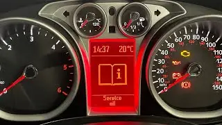 Reset Ford Focus / Transit Connect Service Oil Light