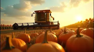 Amazing Agriculture Technology - Pumpkin,Squash,Sunflower Harvesting Machine - Modern Process Line