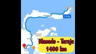 SENSASI JALUR DARAT (BUS) MANADO - TORAJA JALUR DARAT (BUS) || MAKNYOSSS !!!