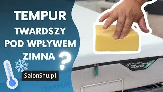 Czy Tempur staje się twardszy pod wpływem zimna?