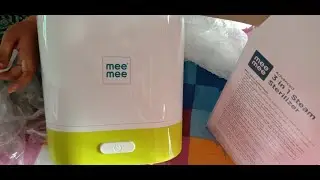 Unboxing of mee mee advanced 3 in 1 steam sterilizer....