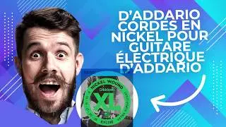 Votre avis sur D'Addario Cordes en nickel pour guitare &eacute;lectrique EXL130, Extra Super Light, 8-38
