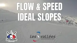 [4K] POV Skiing red piste 'Becca' in Les Menuires, Les 3 Vall&eacute;es, GoPro 4k, 2026