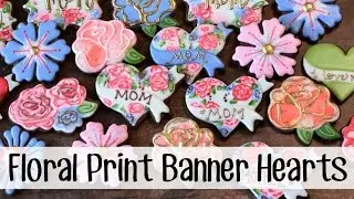 How to Make Decorated Cookies with a Floral Print