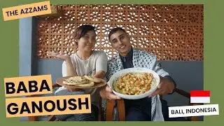 Baba Ganoush with my Palestinian husband in Bali, Indonesia