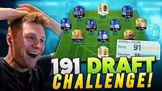 FIFA 16 - ATTEMPTING THE IMPOSSIBLE 191 FUT DRAFT!!!