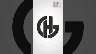 logotipo GH | tutorial illustrator | logo ideas