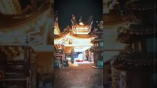 Stunning Scene !!  Exploring the Enchanting Chinese Temple in Butterworth #lights #temple #penang