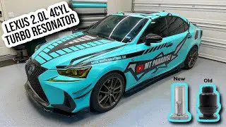 How To Replace Lexus Turbo Resonator. 2.0L Turbo 4Cyl