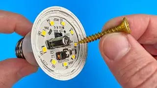 How to fix a led lamp. LED lighting repair.