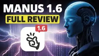 Manus 1.6 Max &mdash; это просто БЕЗУМИЕ 🤯 Создавайте приложения, дизайн и веб-сайты с помощью ОДНОЙ по...