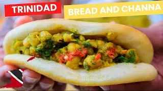 How to Make Trinidad Bread and Channa Sandwich - Step by Step Instructions. | Instant Pot