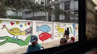 Street Art Dhaka, Bangladesh #street #streetphotography #graffiti #painting #traditional #bangladesh
