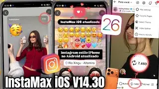 INSTAMAX iOS V14.30 ❤️&zwj;🔥 INSTAGRAM IGUAL IPHONE NO ANDROID 🎉 EMOJIS iOS + MUITAS FUN&Ccedil;&Otilde;ES INCR&Iacute;VEIS
