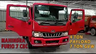 Mahindra Furio 7 CBC Truck Chassis Detailed Specifications include payload,  3.5-Ltr engine specs