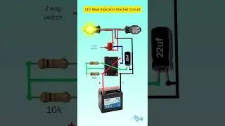12V Bike Indicator Blinker Circuit | Simple & Effective #Shorts
