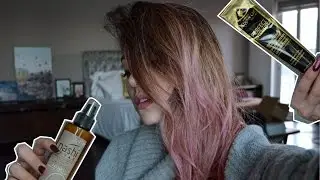 Como pintar el cabello rosa y como cuidarlo | Anna Sarelly (paso a paso)