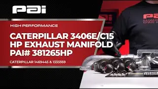 Caterpillar 3406E & C15 Engines HP Exhaust Manifold Kit (PAI# 381265HP | OEM# 1333359, 469445)