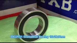 6902RS1 Sealed Ball Bearing 15x28x7mm