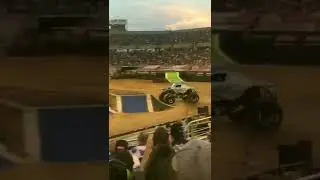 Thoughts  #Repost @monsterjamreels Megalodon Monster Truck Save!!  #monsterjam #monstertruck #amazin