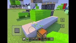 How to make a 3 by 3 bank vault door in Minecraft bedrock