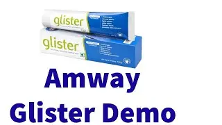 Amway glister demo