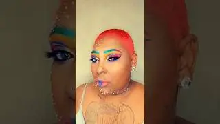 Rainbow pride inspired look. #selftaughtmua #pridelook