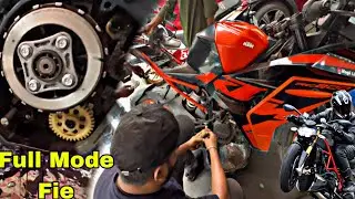 KTM Rc200 Full Modified || Today modify your KTM || Mogli Life Vlog