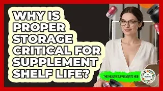 Why Is Proper Storage Critical For Supplement Shelf Life?
