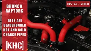 Installing aFe Bladerunner Charge Pipes on a Bronco Raptor &ndash; More Boost, Better Flow!