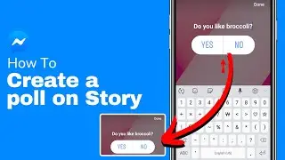 How To Create Poll on Facbook Messenger Story